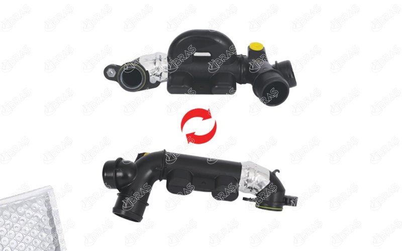 MANİFOLD SUSTURUCU BORUSU P407-C5 II 1.6 HDI FORD FOCUS-CMAX 1.6 TDCI VOLVO C30-V50-V70-S40 1.6 D / MAZDA 3 1.6L Y6 dizel BK BL 04-13