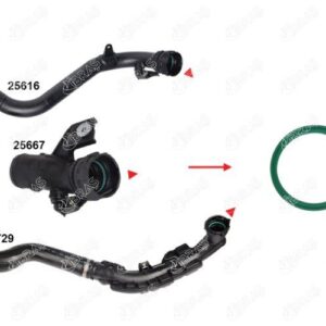 TURBO BORUSU CONTASI NISSAN JUKE-NV200 1.5DCI 12 144601FE0C