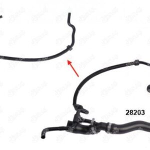28203 RADYATÖR ÜST HORTUMUNUN -- İNCE UZUN HORTUMU -- VW LT35-VOLT 2.5 N171 2D0122101A