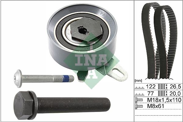 TRİGER SETİ 122x26.5 TRANSPORTER T4 2.4D 90-03 AJA 074198119A-074198119F-074198119J