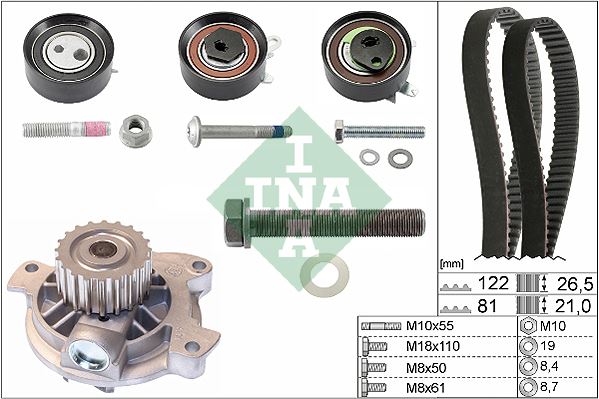 DEVİRDAİMLİ TRİGER SETİ 122x26.5 -077x21 T4 2.5TDI-LT35 2.5TDI ACV-ANJ-AVR 074198119-074198119H-074198119Q