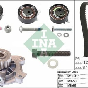 DEVİRDAİMLİ TRİGER SETİ 122x265 T4 2.5TDI 96-03 -LT35 2.5TDI 96-06 -VOLVO V70 2.5YDI AJT-AYY 074198119B-074198119G-074198119P