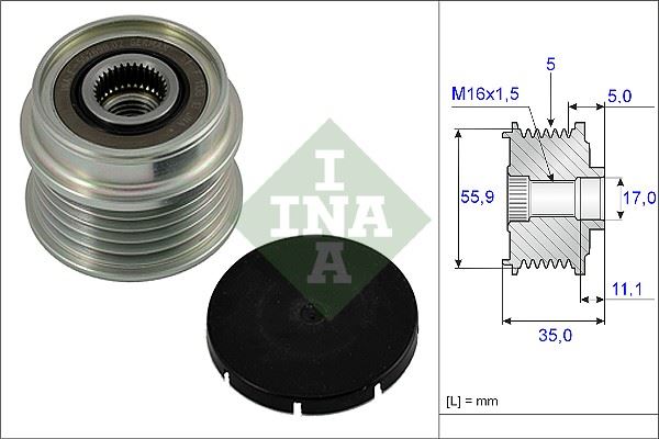 ALTERNATÖR KASNAĞI PASSAT-A4-A6 1.6-1.8T BENZİN -1.9 TDI AFN-ALZ-ALT-AVF-AWT 038903119M-022903119D-038903119J