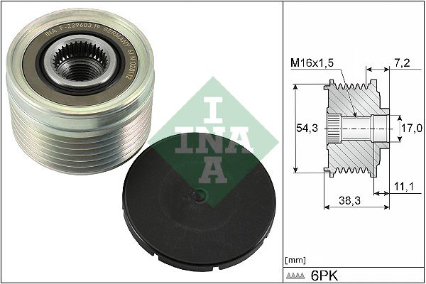 ALTERNATÖR KASNAĞI RULMANLI DUCATO-SCUDO-BOXER-EXPERT-JUMPER-JUMPY-XSARA 2.0-2.2-2.3 JTD-HDİ 6K 77363303