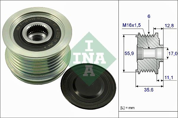 ALTERNATÖR GERGİ RULMANI ALTERNATÖR KASNAĞI PASSAT-A4-A6 1.8-2.0 TFSI BZB 06B903119B-06B903119D