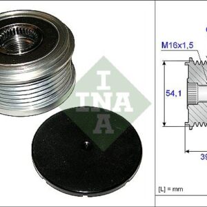 ALTERNATÖR KASNAĞI RULMANLI FIESTA V 01-10 -FUSION 02-05 1.4 TDCI-MADA 2 1.4 CD 03 6 KANAL 2S6T10300-2S6TAC-Y40118300
