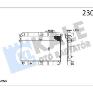 RADYATÖR M131 EM-YM 470x292x34 3 SIRA SUPER PS FANLI SİSTEM 850080770-5953475-85005296