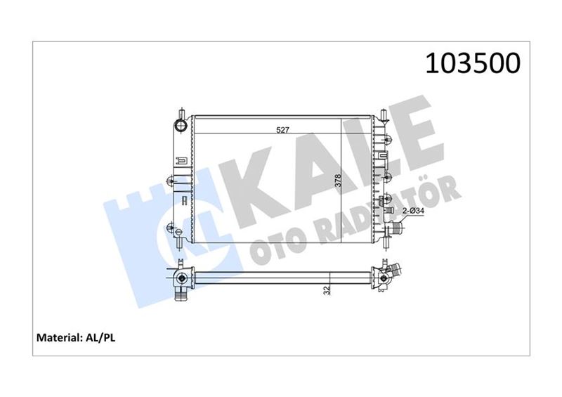 MOTOR RADYATORU ESCORT CLX 2 SIRA AL PL SISTEM 91AB8005AF-94AT8005AB-94AT8005BA