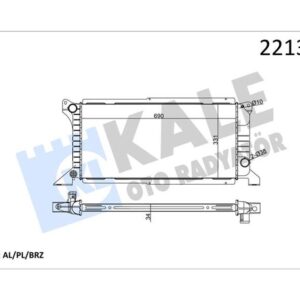 MOTOR RADYATORU AC TRANSIT TURBO T12 T15 2.5D 97 01 MANUEL UZUN TIP KLIMALI 1 SIRA ALB 94VB8005DB-97AB8005AA-99VB8005DB