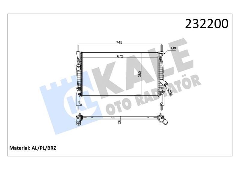 MOTOR SU RADYATORU TRANSIT 2.2TDCI 2.4TDCI 06 09 KLIMASIZ MANUEL 1 SIRA ALB 6C118005AD-1383315-1370865