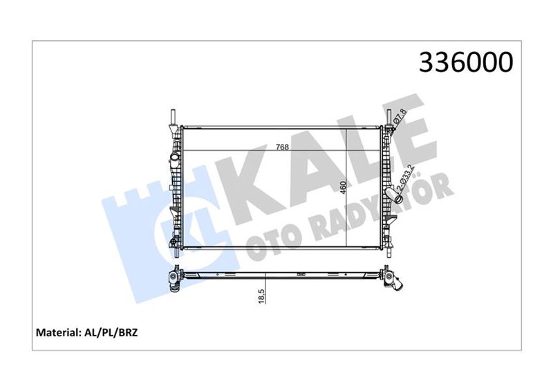 MOTOR SU RADYATORU TRANSIT TUORNEO CUSTOM V362 V363 2.2TDCI 100PS 125PS 135PS 140PS 155PS 12 BK218005CC-1789645