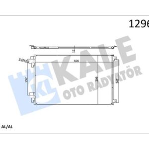 KLİMA RADYATÖRÜ KONDENSER RENAULT MEGANE II 03 SCENIC II 03 GRAND SCENIC II 03 1.5dCi 1.6 1.9dCi 2.0 8200115543-8671017589