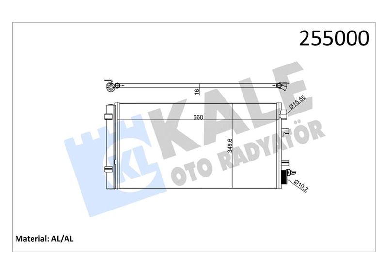 KLİMA RADYATÖRÜ KONDENSER RENAULT FLUENCE 09 MEGANE III 09 SCENIC III 09 1.2TCe 1.5dCi 1.6 1.9dCi 2.0 921000294R-921003293R-921009956R
