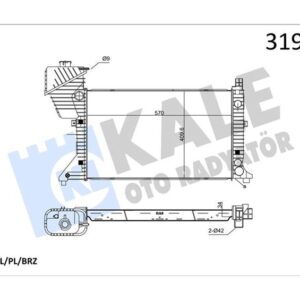 MOTOR SU RADYATORU MERCEDES SPRINTER B901 B904 96 06 A9015001800