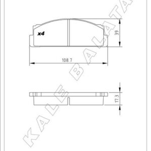 ÖN BALATA M131 DKŞ-S-SL-SLX-M124-SERÇE