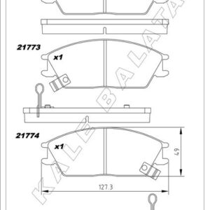 ÖN FREN BALATA HYUNDAI ACCENT 1.3L 1.5L 1.6L benzinli 1.5L CRDi dizel 95-05 / GETZ 1.1L 1.3L 1.4L be nzinli 1.5L CRDi dizel 02-09 / EXCEL 90-95 /