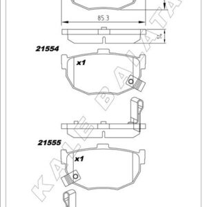 BALATA ARKA COUPE-ELANTRA-LANTRA I.II 01-