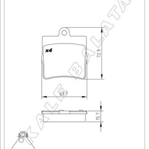 BALATA ARKA CROSSFIRE-CROSSFIRE ROADSTER 03-08