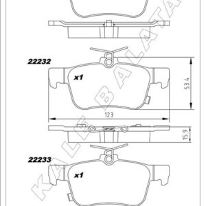 ARKA FREN BALATASI GALAXY III 15  MONDEO V 14  EDGE 15 19 FOCUS IV 17  KUGA III 19