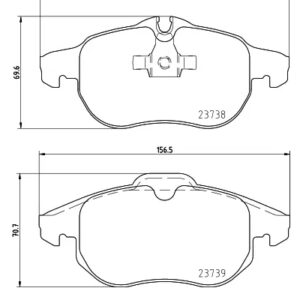 ÖN FREN BALATASI ASTRA H 05 10 VECTRA C 08.02  ZAFIRA B 05 10 SAAB 9.3 02  CROMA 06.05