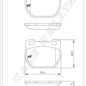 BALATA ARKA DEFENDER 110-2.5 90 TDİ 90-95