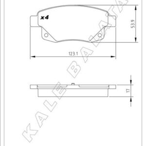 ARKA FREN BALATASI TRANSIT V347-V348 06 11 FISSIZ