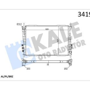 MOTOR SU RADYATORU FMBA FMBB QJBA XB AJ-V6 JAGUAR X-TYPE I X400 2003 2009 C2S20551-C2S31599-C2S42756