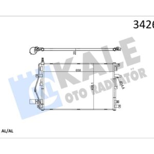 KLİMA KONDENSERİ VOLVO XC90 I 2.5T T6 V8 D5 00-14 AL-AL 30781280-8683523-30665563-31369510