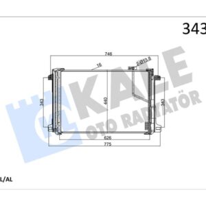 KLIMA RADYATORU MERCEDES W204 S204 C204 C218 W212 A207 C207 X204 A2045000654