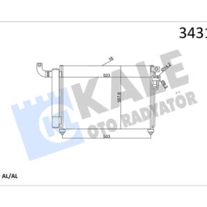 KLİMA KONDENSERİ KIA RIO II AL-AL 976061G300