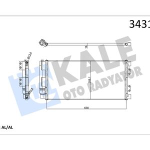 KLIMA RADYATORU 18 K4F - 20 T2N - 25 K4F FREELANDER I L314 98 06 JRB500080-JRB000110-JRB101070
