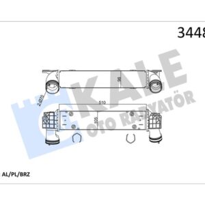 TURBO RADYATORU BMW N47N E90 E92 E93 E84 17517798788