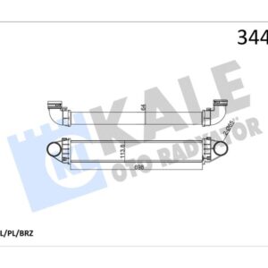 TURBOSARJ RADYATORU MERCEDES W169 W245 A1695000000