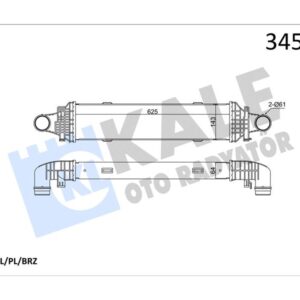 TURBOSARJ RADYATORU MERCEDES W204 S204 C204 C218 W212 C207 X204 A2045000200