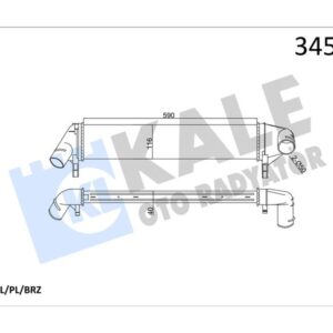 TURBO RADYATÖRÜ INTERCOOLER LOGAN MCV-SANDERO 09 K9K AL/PL/BRZ 8200409045