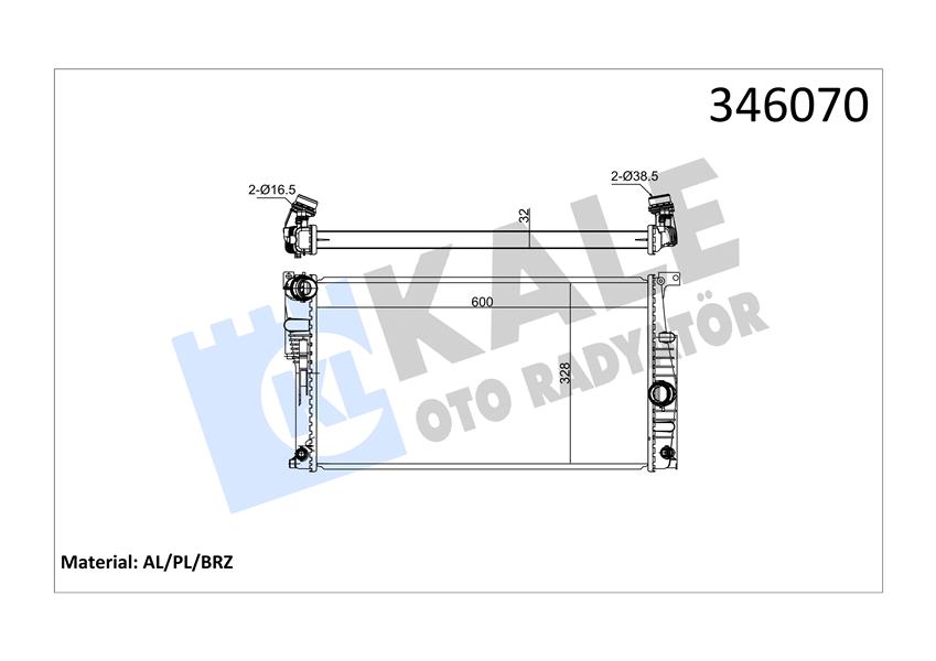 MOTOR SU RADYATORU BMW B38 N20 N26 N55 F20 F30 F32 F34 F36 F22 F80 F82 17118672104-17117618807-17118672095