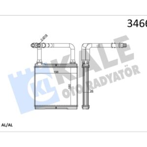 KALORIFER RADYATORU MERCEDES X218 C219 C218 W211 A2118300361