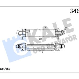 TURBO RADYATÖRÜ FORD MONDEO 01  2.0 TDCİ
