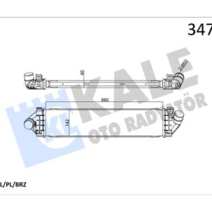 TURBO INTERCOOLER RADYATORU MONDEO IV 07 14 S MAX GALAXY 06 15 1.8TDCI 2.0TDCI KUGA 2.0TDCI 10 12 VOLVO S80 II S60 V70 III 1.6DRVIE 2.0TDI 10