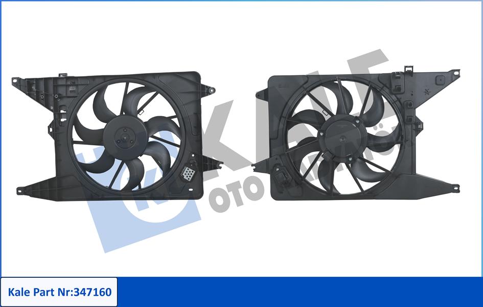 FAN MOTORU DAVLUMBAZLI KOMPLE DACIA LOGAN-SANDERO 1.5 DCİ Euro5 214814342R
