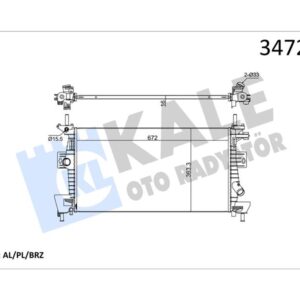 MOTOR SU RADYATORU FOCUS III C MAX 11 1.6TI VCT 1.6 ZETEC EFI AL PL BRZ BV618005AD-1705805-1727475