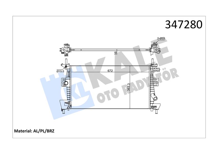 MOTOR SU RADYATORU FOCUS III C MAX 11 1.6TI VCT 1.6 ZETEC EFI AL PL BRZ BV618005AD-1705805-1727475