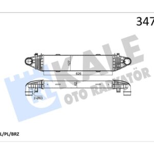 TURBOSARJ RADYATORU MERCEDES C-CLASS W204 S204 A2045000300