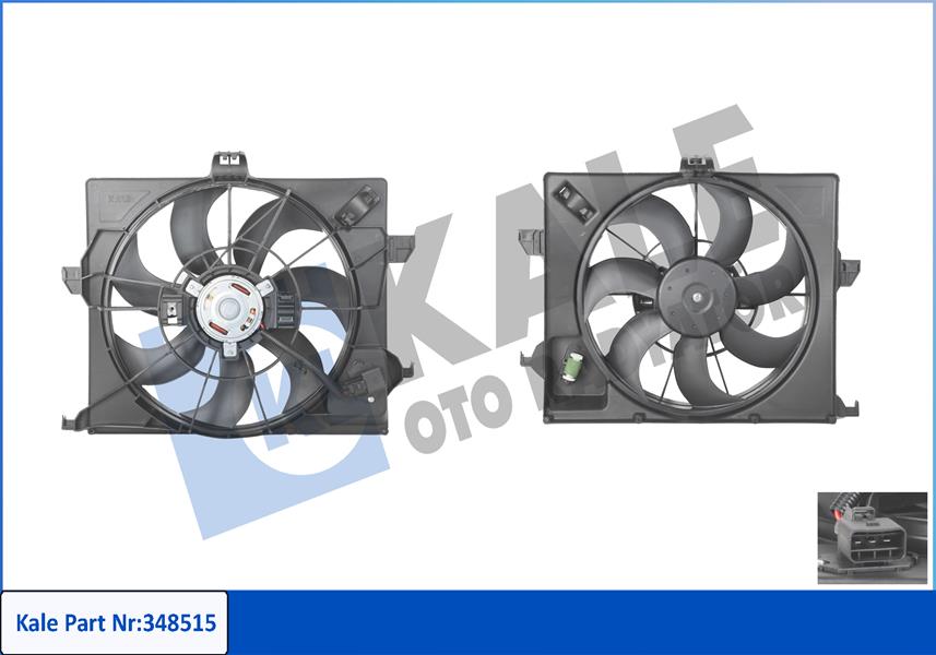 FAN MOTORU DAVLUMBAZLI ACCENT BLUE 1.6 CRDI 11- 253801R350-353801R351