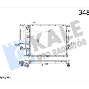 MOTOR SU RADYATORU BMW M20 B20 B25 M50 B20 E34 90 95 M40 E30 87 91 17111737763-17111712979