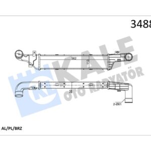 TURBOSARJ RADYATORU MERCEDES E-CLASS W210 S210 A2105001200