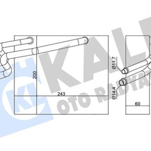 EVAPORATOR KUBISTAR-RENAULT CLIO-KANGOO