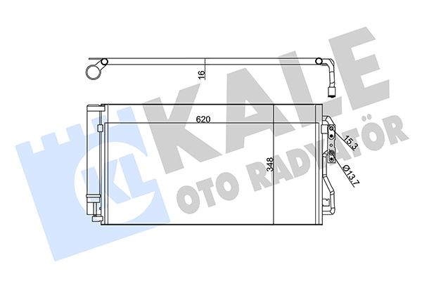KLIMA RADYATORU BMW F20 F30 F32 F33 F34 F36 i3 F22 64506804722