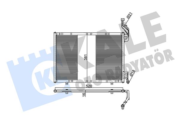 KLIMA RADYATORU FORD B MAX 12 FIESTA VI 1.6 TDCI 12 MT - KURUTUCU YOK AV1119710EB-2001185-C1B1 19710BC