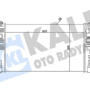 RADYATÖR MGN III 09 SCENIC III 09 1.5DCI-1.4TCE MEK AC KLİMASIZ 630x378x26 214100002R-214105150R-214105378R